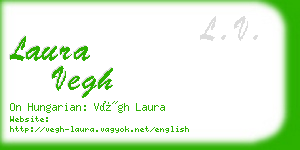 laura vegh business card